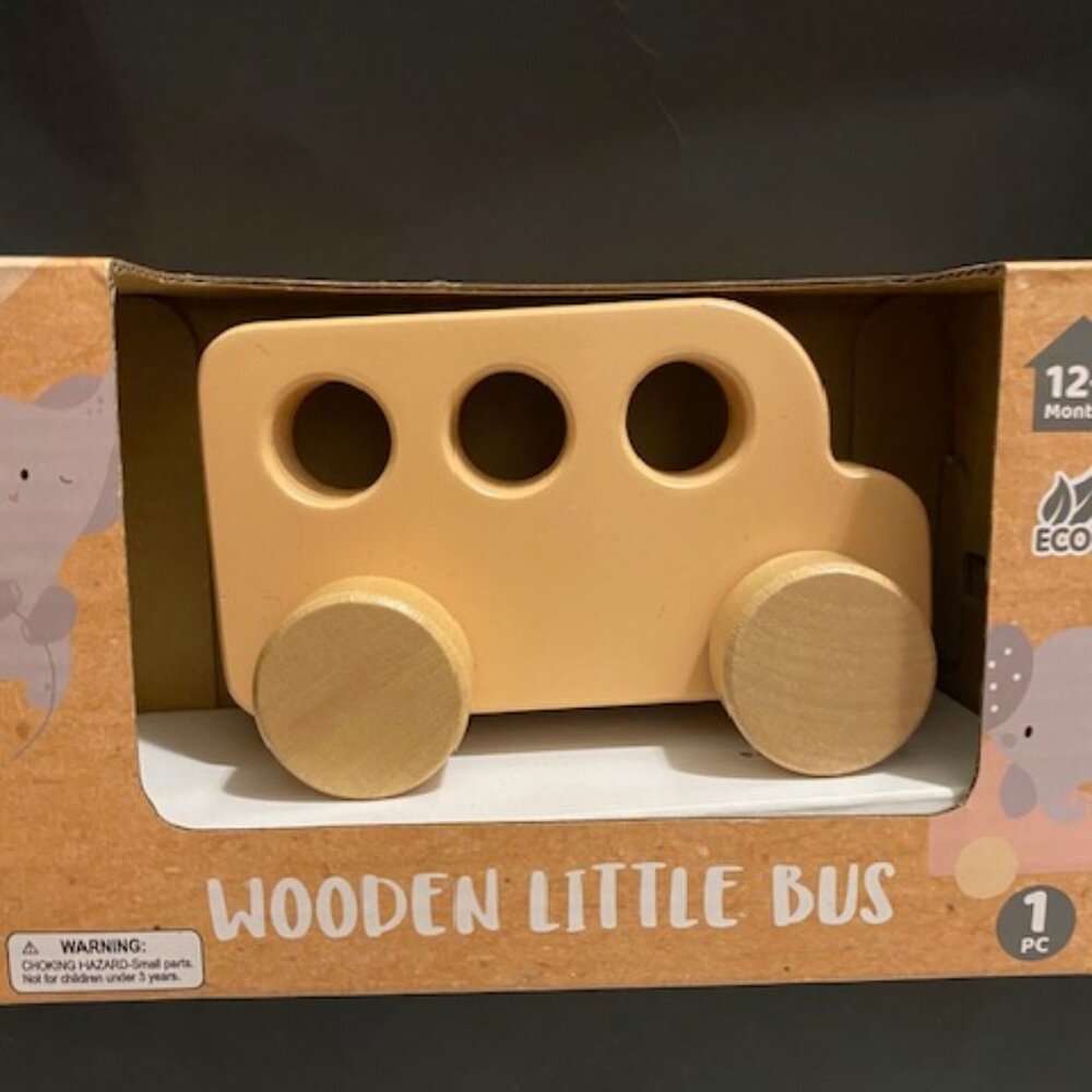 Wooden Little Bus  Age: 12 months *ECO*